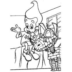 Dessin à colorier: Jimmy Neutron (Dessins Animés) #48899 - Coloriages à Imprimer Gratuits