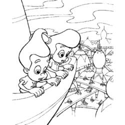 Dessin à colorier: Jimmy Neutron (Dessins Animés) #48920 - Coloriages à Imprimer Gratuits