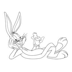 Dessin à colorier: Looney Tunes (Dessins Animés) #39189 - Coloriages à Imprimer