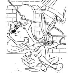 Dessin à colorier: Looney Tunes (Dessins Animés) #39215 - Coloriages à Imprimer Gratuits