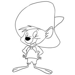 Dessin à colorier: Looney Tunes (Dessins Animés) #39218 - Coloriages à Imprimer