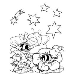 Dessin à colorier: Maya l'abeille (Dessins Animés) #28351 - Coloriages à imprimer