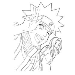 Dessin à colorier: Naruto (Dessins Animés) #38097 - Coloriages à Imprimer Gratuits