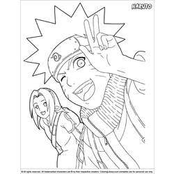 Dessin à colorier: Naruto (Dessins Animés) #38207 - Coloriages à Imprimer Gratuits