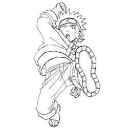 Dessin à colorier: Naruto (Dessins Animés) #38209 - Coloriages à Imprimer Gratuits