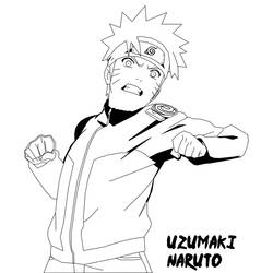 Dessin à colorier: Naruto (Dessins Animés) #38221 - Coloriages à Imprimer Gratuits