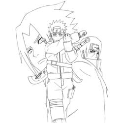 Dessin à colorier: Naruto (Dessins Animés) #38230 - Coloriages à Imprimer Gratuits