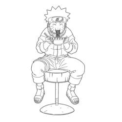 Dessin à colorier: Naruto (Dessins Animés) #38382 - Coloriages à Imprimer Gratuits