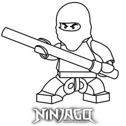 Dessin à colorier: Ninjago (Dessins Animés) #23987 - Coloriages à Imprimer Gratuits