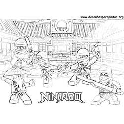 Dessin à colorier: Ninjago (Dessins Animés) #24038 - Coloriages à imprimer