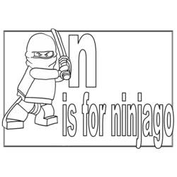 Dessin à colorier: Ninjago (Dessins Animés) #24057 - Coloriages à Imprimer Gratuits