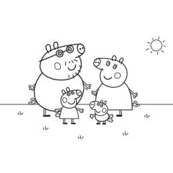 Dessin à colorier: Peppa Pig (Dessins Animés) #43905 - Coloriages à Imprimer Gratuits