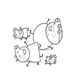 Dessin à colorier: Peppa Pig (Dessins Animés) #43918 - Coloriages à Imprimer Gratuits