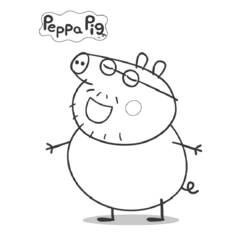 Dessin à colorier: Peppa Pig (Dessins Animés) #43967 - Coloriages à Imprimer Gratuits