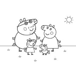 Dessin à colorier: Peppa Pig (Dessins Animés) #44041 - Coloriages à Imprimer Gratuits