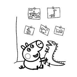 Dessin à colorier: Peppa Pig (Dessins Animés) #44081 - Coloriages à Imprimer Gratuits