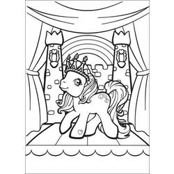 Dessin à colorier: Petit Poney (Dessins Animés) #41860 - Coloriages à Imprimer Gratuits