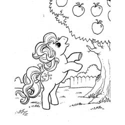 Dessin à colorier: Petit Poney (Dessins Animés) #41876 - Coloriages à Imprimer Gratuits