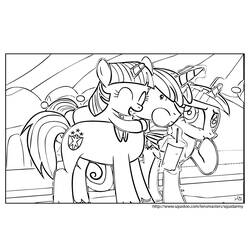 Dessin à colorier: Petit Poney (Dessins Animés) #41899 - Coloriages à Imprimer Gratuits