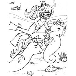 Dessin à colorier: Petit Poney (Dessins Animés) #41906 - Coloriages à Imprimer Gratuits