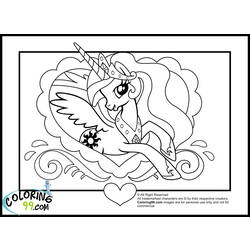 Dessin à colorier: Petit Poney (Dessins Animés) #41911 - Coloriages à Imprimer Gratuits