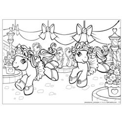 Dessin à colorier: Petit Poney (Dessins Animés) #41919 - Coloriages à Imprimer Gratuits