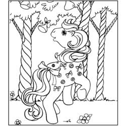 Dessin à colorier: Petit Poney (Dessins Animés) #41921 - Coloriages à Imprimer Gratuits