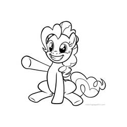 Dessin à colorier: Petit Poney (Dessins Animés) #41928 - Coloriages à Imprimer Gratuits