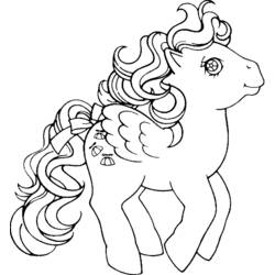 Dessin à colorier: Petit Poney (Dessins Animés) #41930 - Coloriages à Imprimer Gratuits