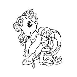 Dessin à colorier: Petit Poney (Dessins Animés) #41932 - Coloriages à Imprimer Gratuits