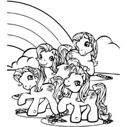 Dessin à colorier: Petit Poney (Dessins Animés) #41937 - Coloriages à Imprimer Gratuits