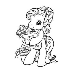 Dessin à colorier: Petit Poney (Dessins Animés) #41950 - Coloriages à Imprimer Gratuits