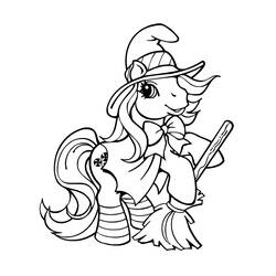 Dessin à colorier: Petit Poney (Dessins Animés) #41956 - Coloriages à Imprimer Gratuits