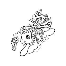 Dessin à colorier: Petit Poney (Dessins Animés) #41965 - Coloriages à Imprimer Gratuits