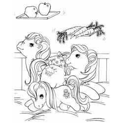 Dessin à colorier: Petit Poney (Dessins Animés) #41976 - Coloriages à Imprimer Gratuits