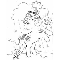 Dessin à colorier: Petit Poney (Dessins Animés) #42009 - Coloriages à Imprimer Gratuits