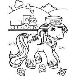 Dessin à colorier: Petit Poney (Dessins Animés) #42049 - Coloriages à Imprimer Gratuits