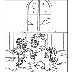 Dessin à colorier: Petit Poney (Dessins Animés) #42051 - Coloriages à Imprimer Gratuits