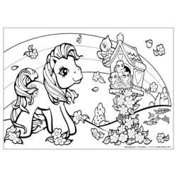 Dessin à colorier: Petit Poney (Dessins Animés) #42072 - Coloriages à Imprimer Gratuits