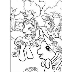 Dessin à colorier: Petit Poney (Dessins Animés) #42074 - Coloriages à Imprimer Gratuits