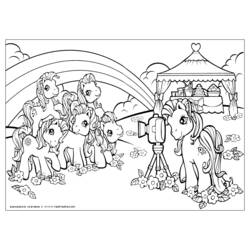 Dessin à colorier: Petit Poney (Dessins Animés) #42080 - Coloriages à Imprimer Gratuits