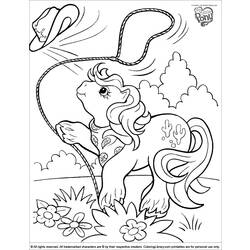 Dessin à colorier: Petit Poney (Dessins Animés) #42094 - Coloriages à Imprimer Gratuits