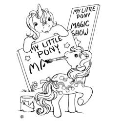 Dessin à colorier: Petit Poney (Dessins Animés) #42104 - Coloriages à Imprimer Gratuits