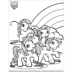 Dessin à colorier: Petit Poney (Dessins Animés) #42130 - Coloriages à Imprimer Gratuits