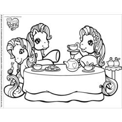 Dessin à colorier: Petit Poney (Dessins Animés) #42135 - Coloriages à Imprimer Gratuits