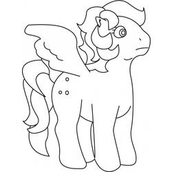 Dessin à colorier: Petit Poney (Dessins Animés) #42137 - Coloriages à Imprimer Gratuits