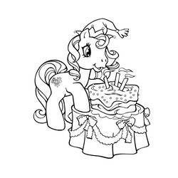 Dessin à colorier: Petit Poney (Dessins Animés) #42156 - Coloriages à Imprimer Gratuits