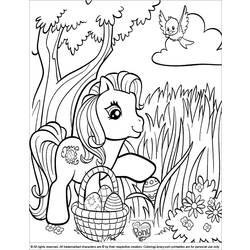 Dessin à colorier: Petit Poney (Dessins Animés) #42159 - Coloriages à Imprimer Gratuits