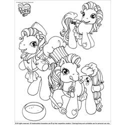 Dessin à colorier: Petit Poney (Dessins Animés) #42171 - Coloriages à Imprimer Gratuits