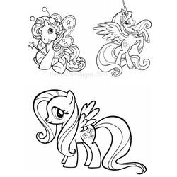 Dessin à colorier: Petit Poney (Dessins Animés) #42188 - Coloriages à Imprimer Gratuits